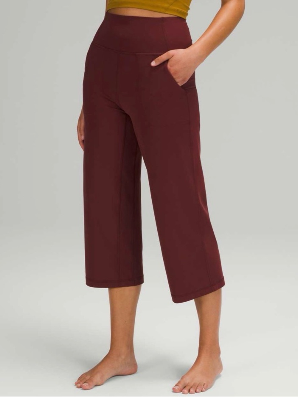 Lululemon Align Wide Leg Super-High-Rise Crop *23" Size 20